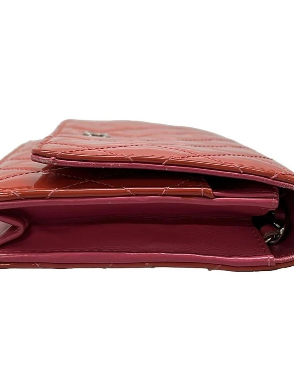 CHANEL Matelasse Pink Patent Leather Other Style Wallet - Picture 5 of 14